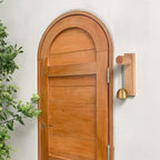 Shopkeepers Bell for Door Opening, Vintage Wooden Wind Chime Doorbell with Brass Bell, Unique Ornaments as Hanging Decoration for Business When Entering, Dog Door Bell, Self-Adhesive, 2Pack