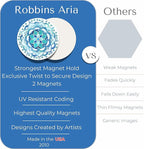 Screen Door Magnets Double Sided – Keep People, Kids, and Dogs from Running into a Screen Door. Saver - Robbins Aria Hummingbird