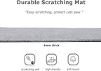 Cat Scratching Mat with Self-Adhesive for Climbing, Carpet Replacement for Cat Tree and Scratching Posts, Trimmable Couch Protector from Claws (78" L*15.7" W)