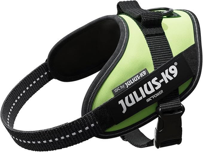 Julius-K9, 16IDC-NE-4, IDC Powerharness, Dog Harness, Size: 4, Neon Green
