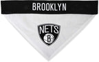 Pets First NBA Dog Bandana - Brooklyn Nets Reversible Pet Bandana. 2 Sided Home & Away Sports Bandana with a PREMIUM Embroidery TEAM Logo, Small/Medium