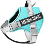 voopet Emotional Support Dog Harness, Professional Service Dog Vest Harness for Small Medium Large Dogs, Reflective Breathable and Adjustable No Pull/Choke ESA Essential Harness