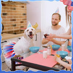 Dog Tutu Tulle Tutu for Dogs Small Large Medium Puppy Dress Ballerina Costume Skirt for Holiday Puppy Cats Bunny Pet Outfit Birthday Wedding Party Photo Prop Supplies(Red White and Blue)
