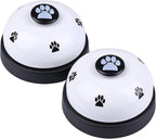 I-MART 2 Pcs Pet Training Bells, Tell Bell, Doggy Door Bell for Dog Cat (White)