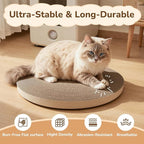 Cat Scratch Pad, Cat Scratcher Cardboard & Cat Scratching Pads - Round Cat Scratcher Refill (6pcs), 10 Inch Diameter 7/8 Inch Thick cat scratchers for Indoor Cats (1 Pack Round)