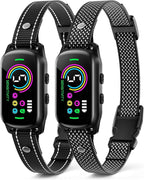 Bark Collar, 2 Pack Dog Bark Collar for Large Medium Small Dogs, Rechargeable Anti Barking Device for Dogs, Smart Training Collar with Beep Vibration 5 Sensitivity, Dog Bark Deterrent Devices