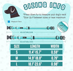 Martingale Collar for Dogs Large Medium Small Heavy Duty Buckle Dog Collar with Tag Ring Reflective Nylon Gradient Dog Collar No Pull Training Collar