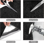 Yenhome 15.7" X 3.94 Ft Cat Scratch Furniture Protector from Cats Scratching Black Cat Scratcher Mat for Couch Wall Sofa Covering Cat Tower Trimmable Self Adhesive Carpet Protector for Pets