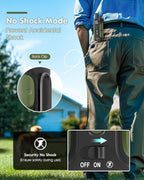 SLOPEHILL Dog Shock Collar,4200FT Dog Training Collar with Remote,IPX8 Waterproof E-Collar with Beep,Vibration,Shock,Flashing Light,No Shock Model,Electric Shock Collar for Dogs,Green 2PCS