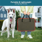 Petsfit Portable Dog Playpen 36" Portable Pet Play Pens for Small Medium Dogs, Puppy Playpen Indoor/Outdoor with Carring Case, Removable Zipper Top and Bottom,Medium (36"x36"x21")