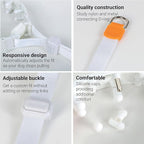 SVD.PET Dog Prong Collar for No-Pull Training, Quick-Release Buckle Adjustable Pinch Collar for Small Medium Large Dogs (White, Medium Size)