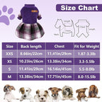 Dog Sweater Dog Clothes for Small Dogs Boy Girl Fall Puppy Dress Warm Fleece Chihuahua Yorkie Teacup Doggie Sweaters Dresses Doggy Sweater for Small Dogs Girl Cat Outfit, Purple, XS
