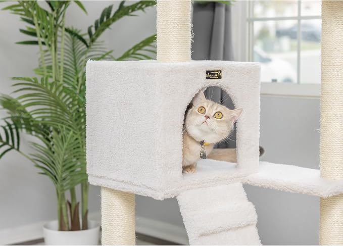 Armarkat B5301 53-Inch Cat Tree, Ivory