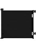 2PCS Retractable Baby Gates, Mesh Dog Gate for Doorways, 33.6" Tall, Expands to 55" Wide,Pet Safety Essential Fit for Baseboards, Wide Toddlers Gates for Hallways, Indoor & Outdoor,Black