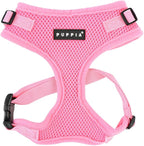 Authentic Puppia RiteFit Harness with Adjustable Neck, Pink, Large