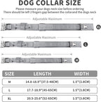 COOYOO Dog Collar,3 Piece Set Tactical Dog Collars, Adjustable Military Training Nylon Dog Collar with Control Handle and Heavy Metal Buckle for Medium and Large Dogs