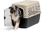 Petmate Vari Dog Kennel - Portable Dog Carriers & Crates for Large Dogs, Airline-Friendly, Durable Plastic, Pet Carrier For Home and Travel, 36 Inches, Taupe and Black