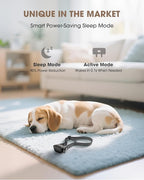 No Shock No Prongs Dog Training Collar, 100% Safe & Humane for Small Medium Dogs, Sound & 2X Strong Vibration(1-9) & Combo Mode (1-9), 2600Ft Remote Range E-Collar with Smart Power Mode（Black）