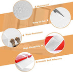 Dog Cat Scratching Window Sill Protector, Self-Adhesive Anti-Scratch Guard for Walls, Furniture - Slip Resistant Pet Shield