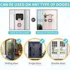 COOYOO 2 Pack Dog Doorbells, Adjustable Potty Training Dog Bells, Upgraded for Training Your Puppy The Easy Way, Premium Quality Housetraining Hanging Bell-5 Extra Large Loud 1.5 DoorBells
