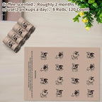 Coffee Dog Poo Bags Coffee scent - 120 Large Biodegradable Poop Bags, Extra Thicken Strong Corn Starch Blended Compostable Leak Proof Poop Waste Bag for Dogs