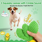 Dog Chew Toys – Squeaky Corn Dog Toys to Keep Them Busy, Soft Durable Teething Toys for Medium and Large Dogs