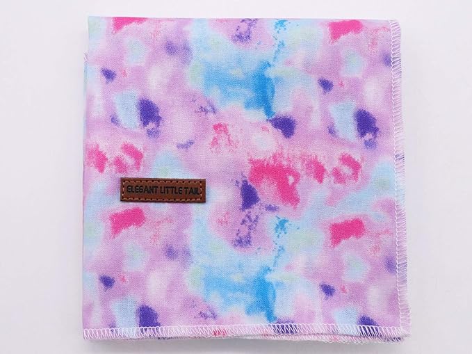 Elegant Little Tail Dog Bandanas - Comfortable Adjustable Square Kerchiefs for Boys & Girls, Small to Large Dogs