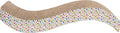 Indipets Cat Scratching Bed, Two in One Bed and Scratcher, Reversible (Wave Scratcher)
