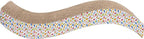 Indipets Cat Scratching Bed, Two in One Bed and Scratcher, Reversible (Wave Scratcher)