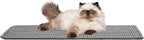 SAFAVIEH Cat Scratch Mat Pad Collection, 16" x 24", Gray, Boucle Weave, Velcro & Slip Resistant Backing