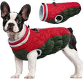 FUAMEY Dog Coat for Small Dogs,Waterproof Dog Winter Jacket with Harness Built in Puppy Cold Weather Coats Reflective Pet Vest with Zipper Warm Fleece Dogs Snowsuit Windproof XS