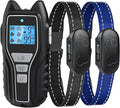 Shock Collar for Dogs 2 Dogs (15-120lbs) 2000FT Dog Shock Collar with Remote Control Waterproof Dog Training Collar with Remote 4 Safe Modes Rechargeable Lock Flash Light for All Breeds - Silver