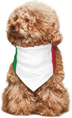 Dog Bandanas Italian Flag Pet Bandana Scarf Triangle Bibs Kerchief Accessories for Dogs Cats