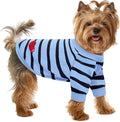 Pet Dog Striped T-Shirt Dogs Cats Cotton Vest Spring Summer Pet Apparel Tee Shirt Suitable for Small and Medium Large Pets French Bulldog Bichon
