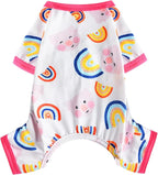 Dog Pajamas for Small Dogs Boy Girl, Dog Clothes Tiny Chihuahua Yorkie Spring Summer Shirt, Cute Puppy Outfit Pjs Jumpsuit Cat Onesie Apparel Pet Clothes