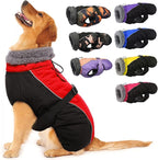 IECOii Extra Warm Dog Coat - Reflective Adjustable Dog Jacket with Buckle Fleece Turtleneck for Cold Weather - Soft Winter Coat for Small, Medium, Extra Large Dogs