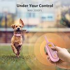 PATPET Dog Shock Collar for Medium Dogs- Dog Training Collar with Remote, Shock Collar for Small Dogs 10-100lbs, Rechargeable IPX7 Waterproof with Beep Vibration Shock Modes
