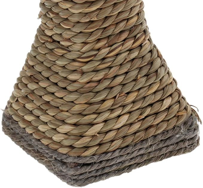Litewoo Pet Climbing Tree Toy Rattan Grass Scratcher Bunny Toy Climbing Frame Activity Center with Carrot for Cat Rabbit Hamster Small Animal Toy