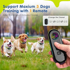 Dog Shock Collar & Dog Bark Collar, 2 in1 Collar Dog Bark Training Collar with 5 Adjustable Sensitivity, 3 Training Modes, 3300FT Remote, IPX7 Waterproof, Rechargeable for Dogs (Multi-Color)