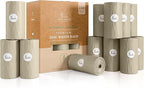 100% Certified Home Compostable and Biodegradable Dog Poop Bags - ASTM D6400 & EN 13432 Compliant Dog Waste Bags – 180 Bags – 12 x Rolls of Plant Based Compostable Waste Bags - Thick Doggie Poop Bags