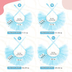2 Pcs Dog Crown Headband Dog Tutu Dress Set Crystal Rhinestone Tiara Crown Tutu Skirt Pet Dress Costume for Puppy Birthday Party Wedding Photo Prop Costume(Blue,Large)