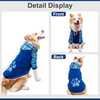 Plaid Dog Hoodie Pet Clothes Sweaters with Hat