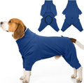 Dog Winter Coat,Full Body Pajamas Onesie Warm Dog Cold Weather Jacket,4-Legged Onesie Jumpsuit,High Collar Snowsuit Sweater for Walking, Hiking, Travel, Home Wear