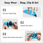 Joytale Small Dog Harness, Breathable Mesh Step-in Vest, Reflective Soft Padded Harnesses for Cats and Puppies Dogs, Sky Blue, XXXS