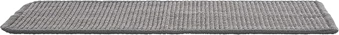 SAFAVIEH Cat Scratch Mat Pad Collection, 12" x 16", Gray, Boucle Weave, Velcro & Slip Resistant Backing