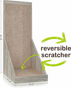 WAY BASICS Cat Scratching Post Standing Scratcher Scratch Pad (Tool-Free Assembly)