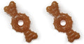 Nylabone Ring Bone Chew Toy for Puppies, Puppy Teething Toys, Puppy Enrichment Toys, Chicken Flavor, X-Small Dogs - Up to 15 lbs, 1 Count (Pack of 2)