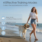 Aikko Dog Shock Collar with Remote - IPX7 Waterproof, 3 Modes (Beep, Vibration, Shock) - Adjustable E-Collar for Training Small (10 lbs to 120 lbs) Rechargeable Anti-Bark Collar for Large Dogs