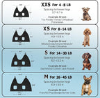 Supet Dog Grooming Hammock Harness for Dogs Cats, Relaxation Pet Nail Clipper Hammock, Restraint Dog & Medium Animal Leashes Sling for Groomingk for Nail Trimming (Black, M)