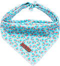 Lionet Paws Dog Bandana,Fabric Summer Dogs Kerchief for Medium Large Dogs,Dog Cotton Triangle Bibs Scarf for Girl Boy
